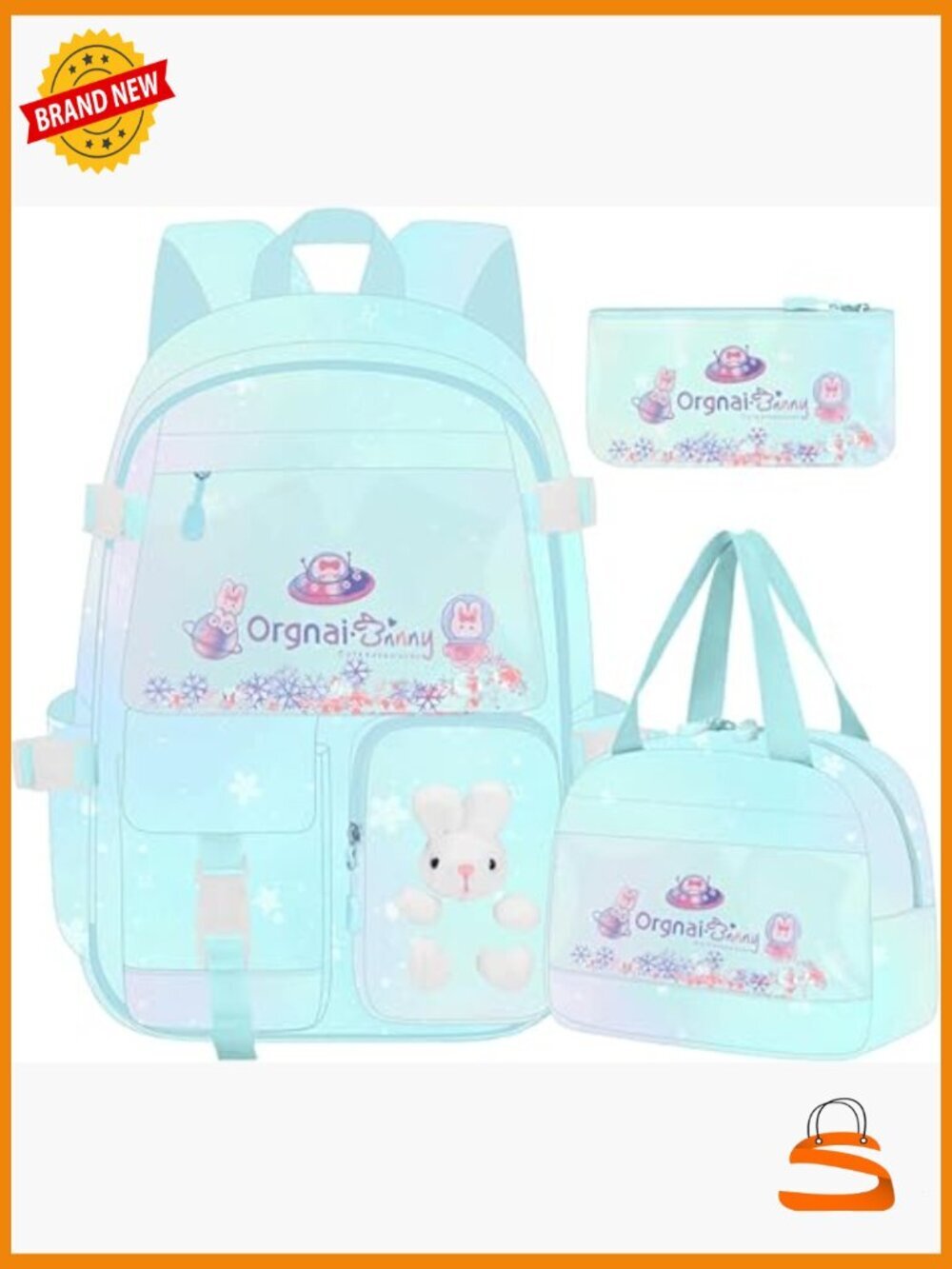 Cute Bunny Backpack - Waterproof Travel Daypack
